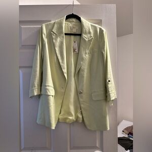 NWT Maeve roll sleeve blazer